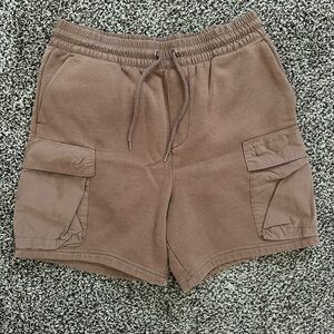 Kenzo Tan Cargo Shorts for Men